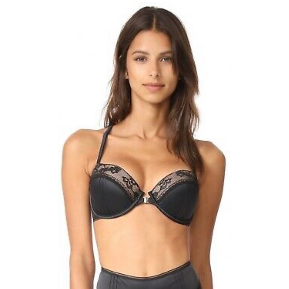Calvin Klein Devotion Balconette Black Push-Up Bra